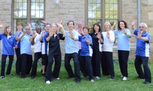 Group of Tai Chi people